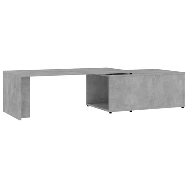 vidaXL Soffbord betonggrå 150x50x35 cm konstruerat trä