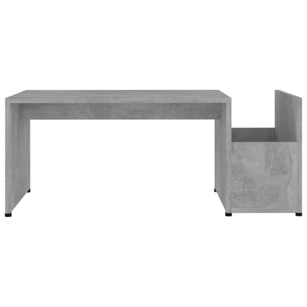 vidaXL Sofabord betonggrå 90x45x35 cm sponplate change2