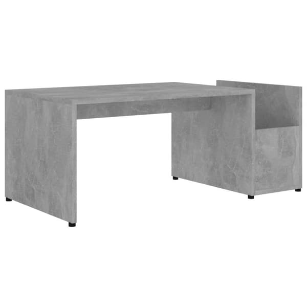 vidaXL Sofabord betonggrå 90x45x35 cm sponplate change2