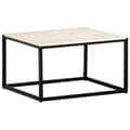 Miniatyrbillede 8 af 10: vidaXL sofabord 60x60x35 cm ægte sten med marmortekstur hvid