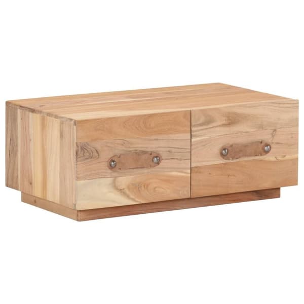 vidaXL Soffbord 90x50x35 cm massivt återvunnet trä