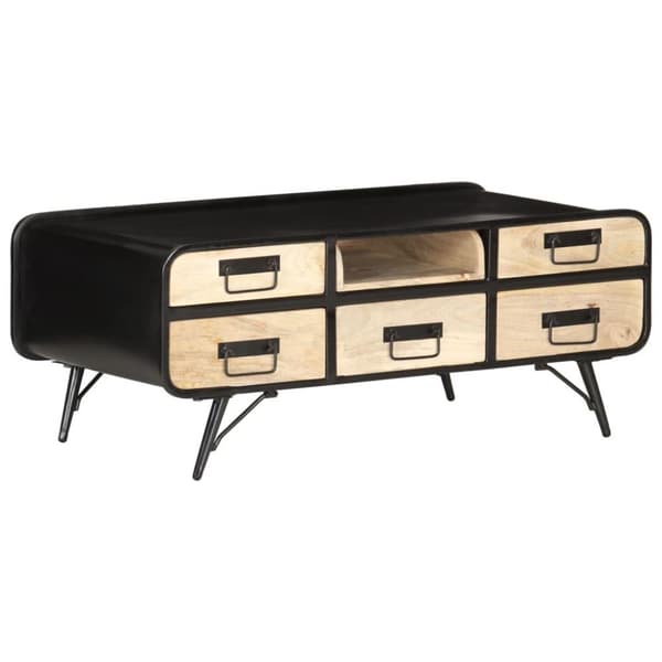 vidaXL sofabord 100x50x40 cm massivt mangotræ
