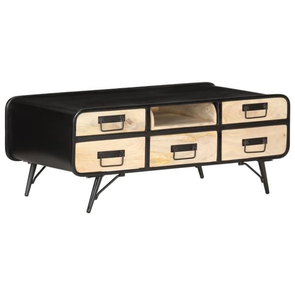 vidaXL sofabord 100x50x40 cm massivt mangotræ