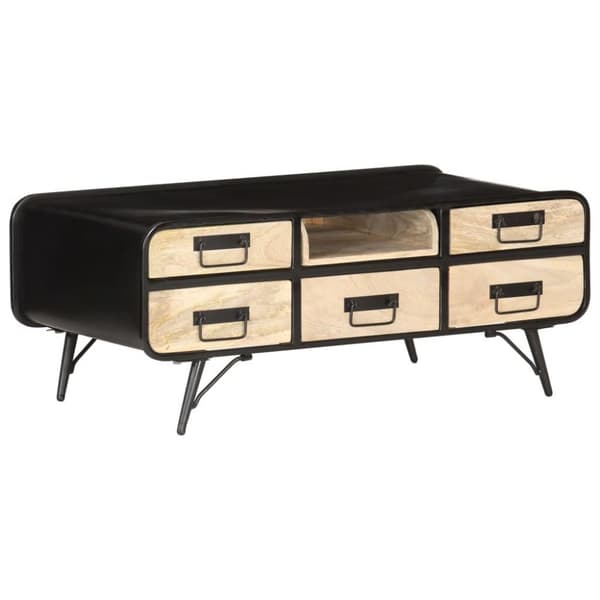 vidaXL sofabord 100x50x40 cm massivt mangotræ