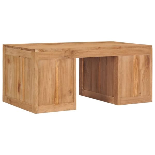 vidaXL sofabord 90x50x40 cm massivt teaktræ