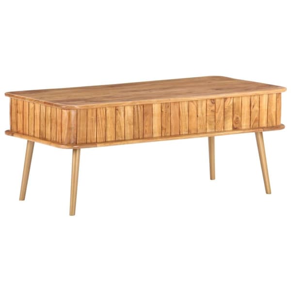 vidaXL sofabord 100x50x40 cm massivt akacietræ