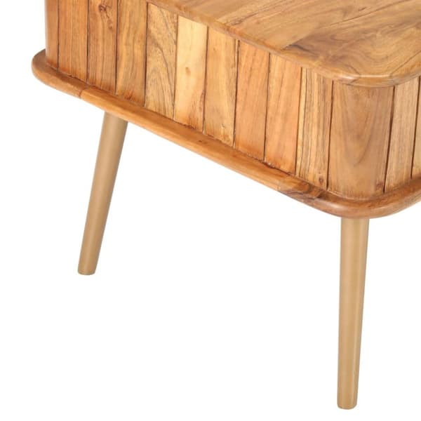 vidaXL sofabord 100x50x40 cm massivt akacietræ