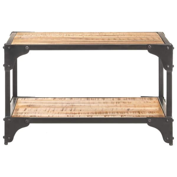 vidaXL sofabord 60x60x35 cm massivt mangotræ