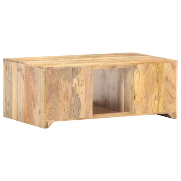 vidaXL Sohvapöytä 90x50x35 cm täysi mangopuu