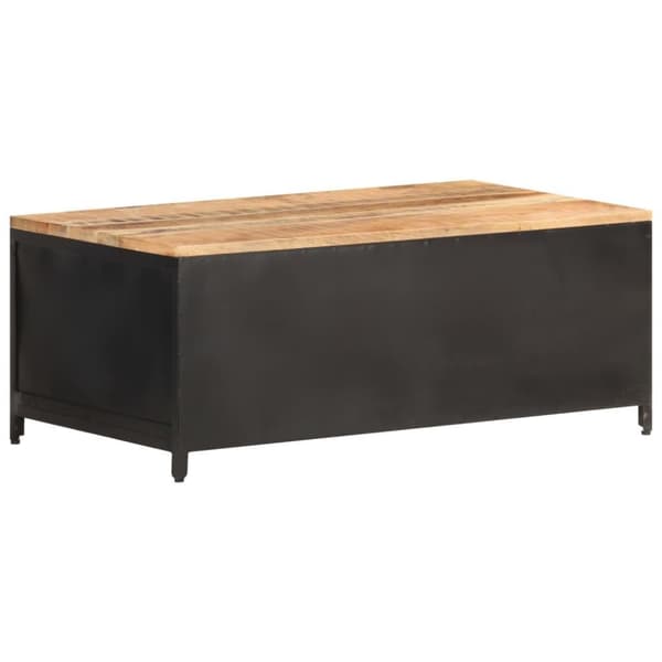 vidaXL sofabord 90x50x37 cm massivt ru mangotræ