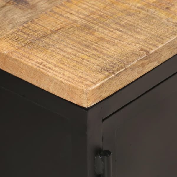 vidaXL sofabord 90x50x37 cm massivt ru mangotræ