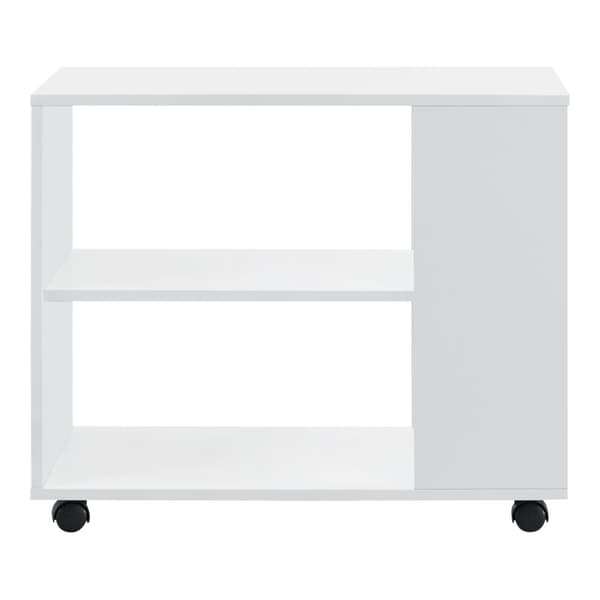 [en.casa] Soffbord Älvdalen med hjul-60x70x35cm-melaminbelagd spånskiva-vit