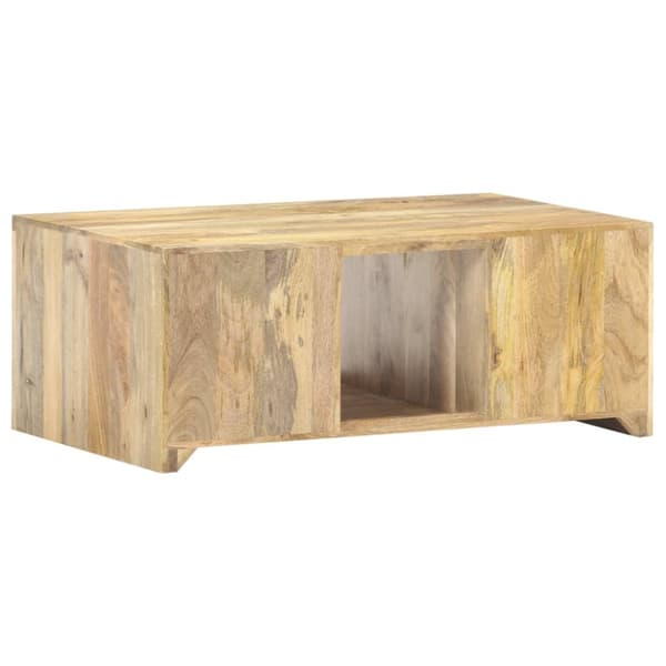 vidaXL Soffbord 90x50x35 cm massivt mangoträ