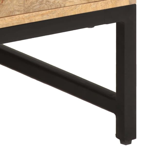 vidaXL sofabord 67x67x45 cm massivt mangotræ
