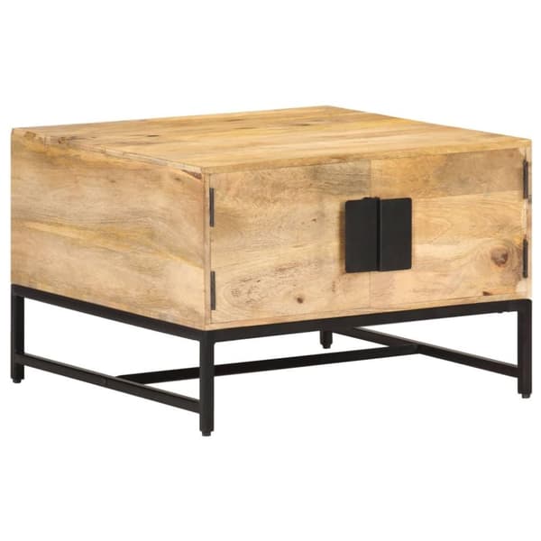 vidaXL sofabord 67x67x45 cm massivt mangotræ