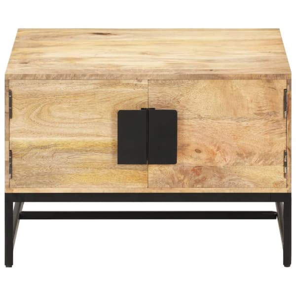 vidaXL sofabord 67x67x45 cm massivt mangotræ