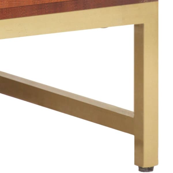vidaXL sofabord 67x67x45 cm massivt akacietræ honningbrun