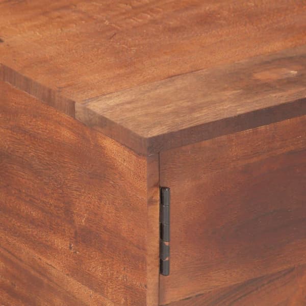 vidaXL sofabord 67x67x45 cm massivt akacietræ honningbrun