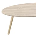 Miniatyrbild 4 av 6: [en.casa]® Soffbord Viborg-109,5x59,5x39,5cm-solitt trä-MDF-PVC-beläggning-ekfärg-träimitation