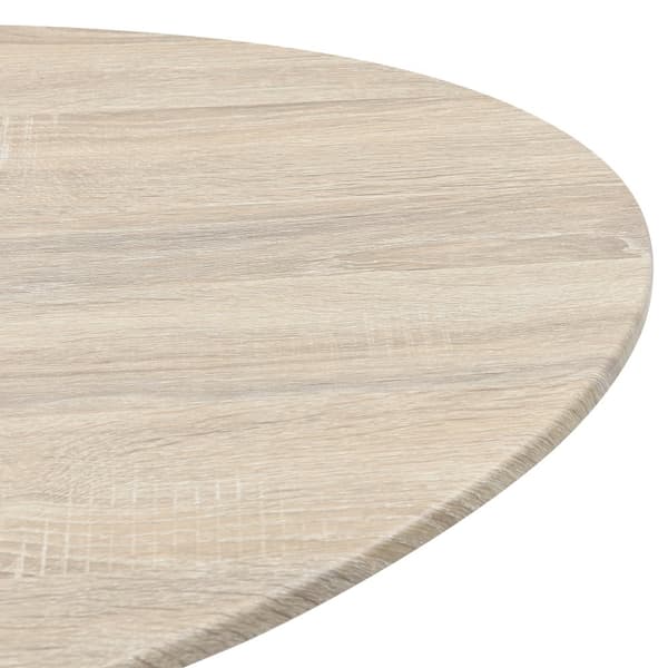 [en.casa]® Soffbord Viborg-109,5x59,5x39,5cm-solitt trä-MDF-PVC-beläggning-ekfärg-träimitation