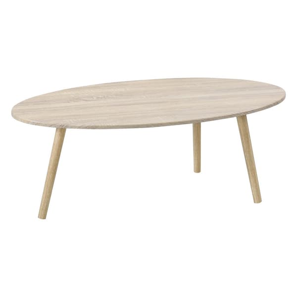 [en.casa]® Soffbord Viborg-109,5x59,5x39,5cm-solitt trä-MDF-PVC-beläggning-ekfärg-träimitation