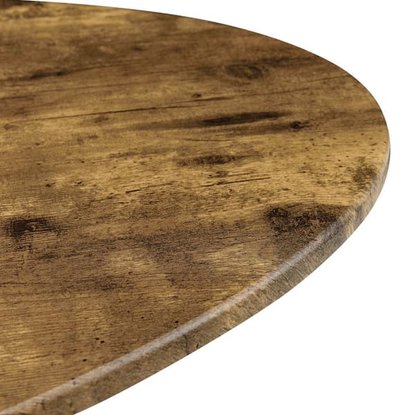 [en.casa]® Soffbord Viborg-109,5x59,5x39,5cm-solitt trä-MDF-PVC-beläggning-svart-mörk träimitation