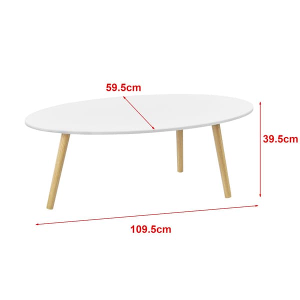 [en.casa]® Soffbord Viborg-109,5x59,5x39,5cm-solitt trä-MDF-PVC-beläggning-vit-träimitation