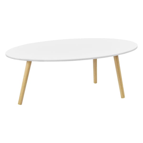 [en.casa]® Soffbord Viborg-109,5x59,5x39,5cm-solitt trä-MDF-PVC-beläggning-vit-träimitation