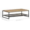 Miniatyrbillede 6 af 10: vidaXL sofabord 110x60x35 cm massivt genbrugstræ