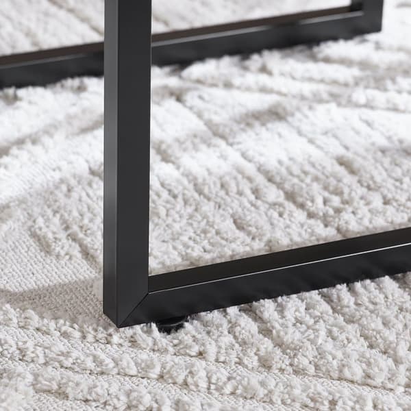 SoBuy, 2 redeborde | Sofabord | Sofabord sort, FBT42-N