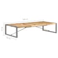 Pikkukuva 7 / 10: vidaXL Sohvapöytä 180x90x40 cm karkea mangopuu