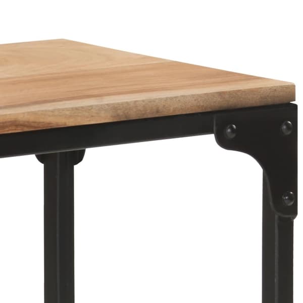 vidaXL Sofabord 90x30x40 cm heltre akasie change2
