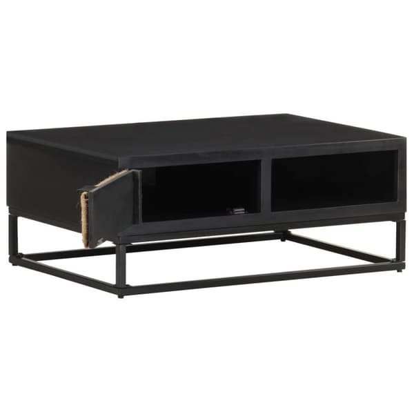vidaXL Soffbord 90x60x35 cm massivt mangoträ