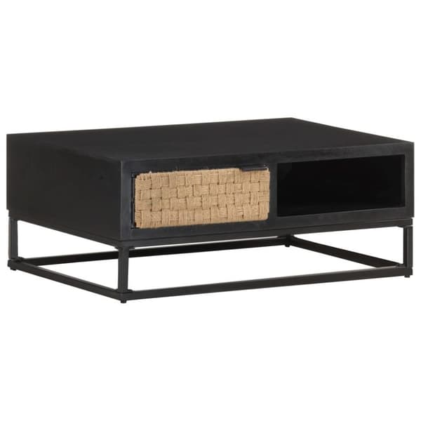 vidaXL Soffbord 90x60x35 cm massivt mangoträ