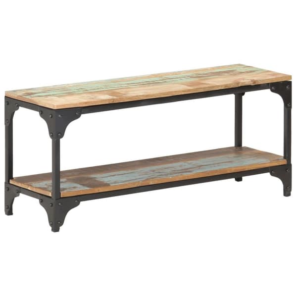 vidaXL sofabord 90x30x40 cm massivt genbrugstræ