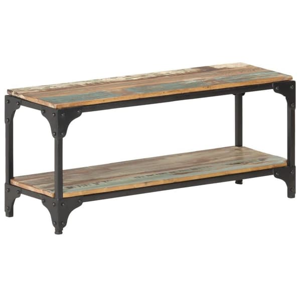 vidaXL sofabord 90x30x40 cm massivt genbrugstræ