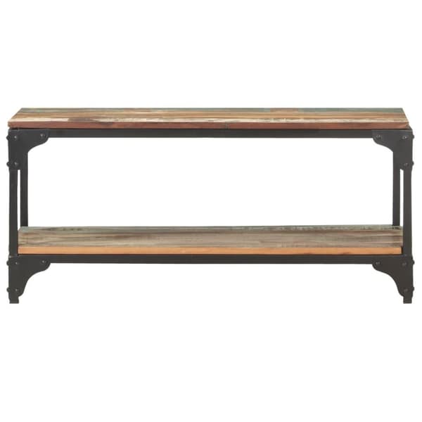 vidaXL sofabord 90x30x40 cm massivt genbrugstræ