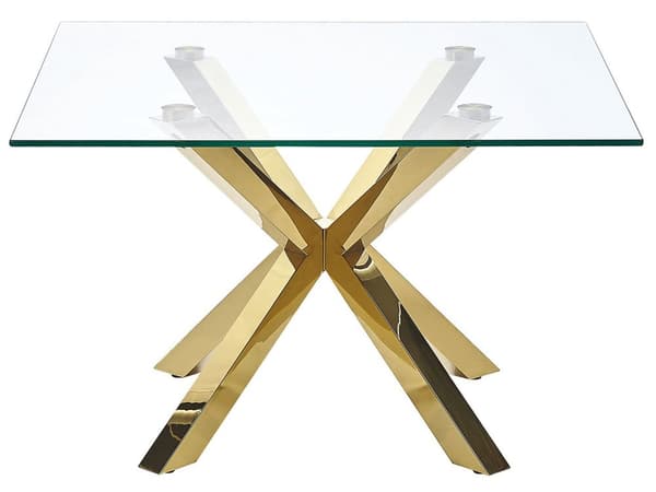 Sofabord Lyst Træeffekt ø 70 cm Glasplade Rund Sidebord Stue Moderne Stil