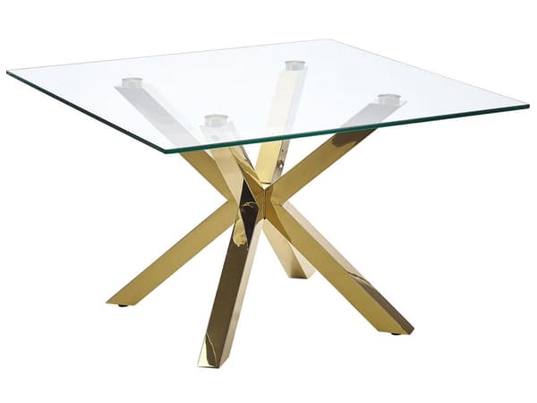 Sofabord Lyst Træeffekt ø 70 cm Glasplade Rund Sidebord Stue Moderne Stil