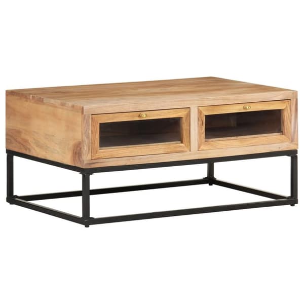 vidaXL sofabord 90x60x40 cm massivt akacietræ