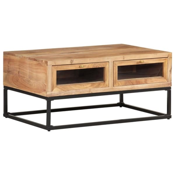 vidaXL sofabord 90x60x40 cm massivt akacietræ