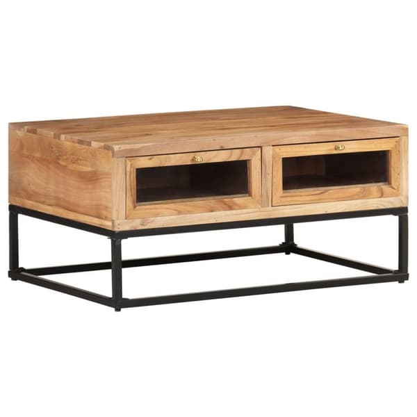 vidaXL sofabord 90x60x40 cm massivt akacietræ