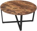 Pikkukuva 1 / 9: Soffbord rund Vintage brun-svart 88 x 47 cm