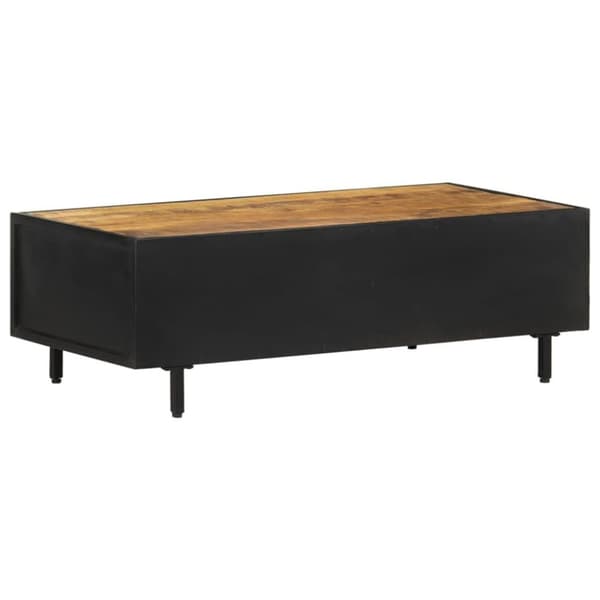 vidaXL Soffbord 105x50x35 cm grovt mangoträ