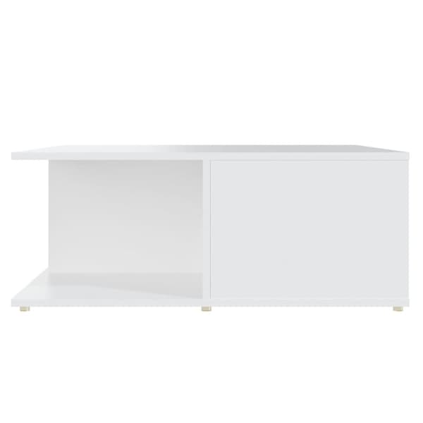 vidaXL Sohvapöytä valkoinen 80x80x31 cm lastulevy