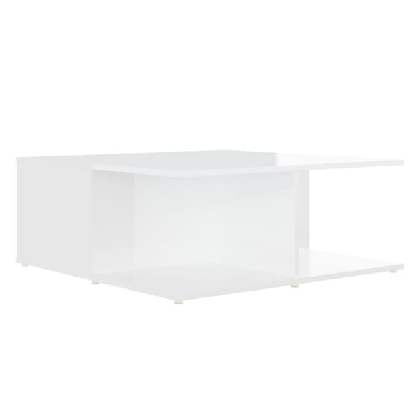 vidaXL Sohvapöytä valkoinen 80x80x31 cm lastulevy