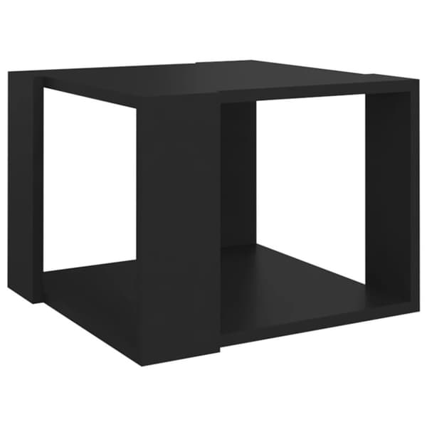 vidaXL Salongbord svart 40x40x30 cm konstruert tre