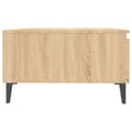 Miniatyrbillede 8 af 10: vidaXL sofabord 90x60x35 cm spånplade sonoma-eg