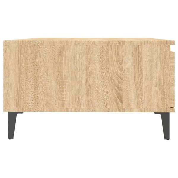 vidaXL sofabord 90x60x35 cm spånplade sonoma-eg