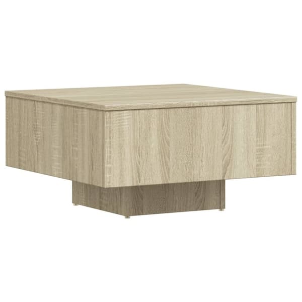 vidaXL sofabord 60x60x31,5 cm spånplade sonoma-eg